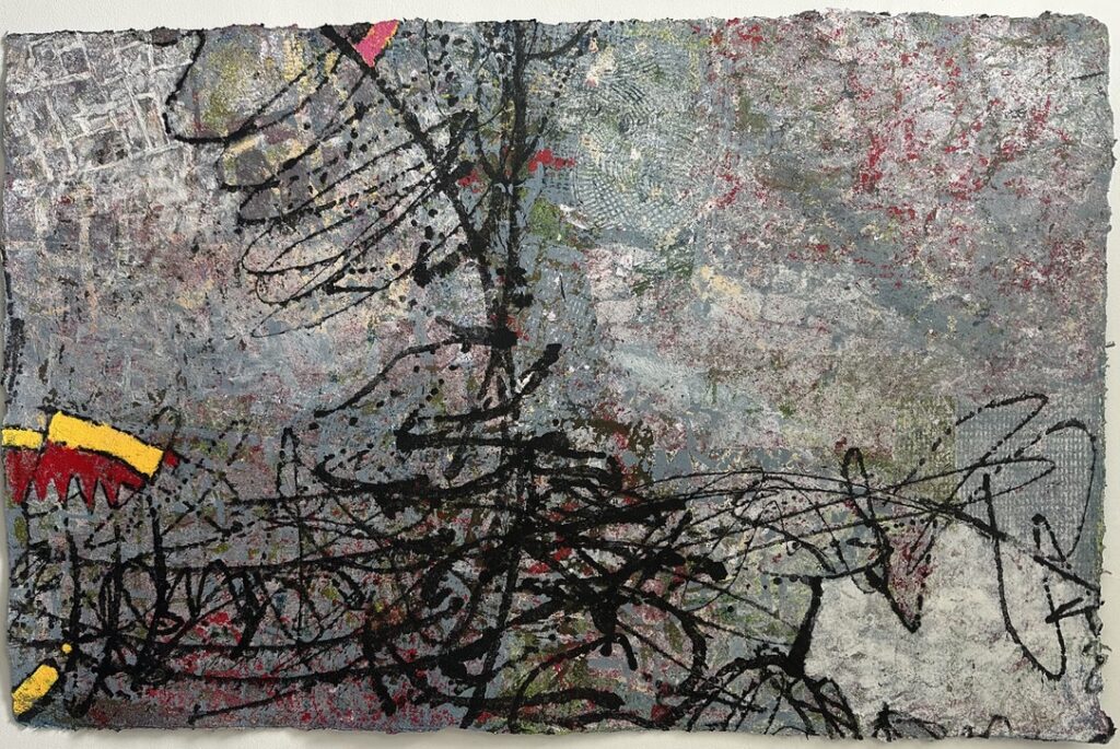 INCOMING Paper Pulp Painting 48 X 31