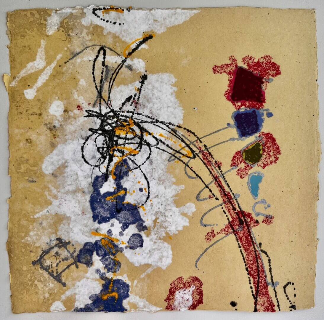 RESTORATION OF THE SOUL Paper Pulp Painting 23 X 23